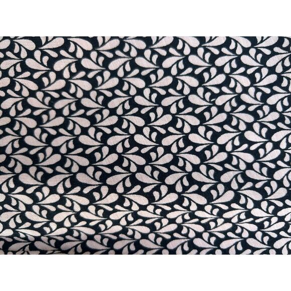 Boden Phoebe Black Tan Geometric Sheath Cotton Dress Knit Women's size 6 Long - Picture 9 of 10